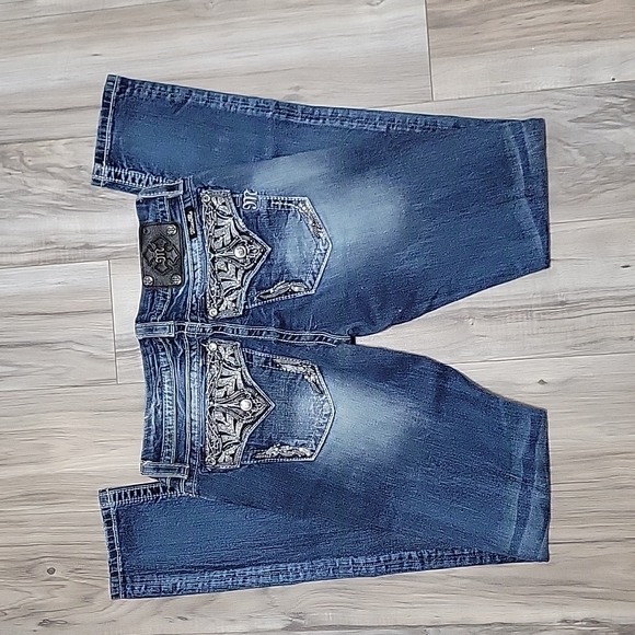 Miss Me Denim - Miss Me Skinny Jeans Size 28/35 Rhinestones